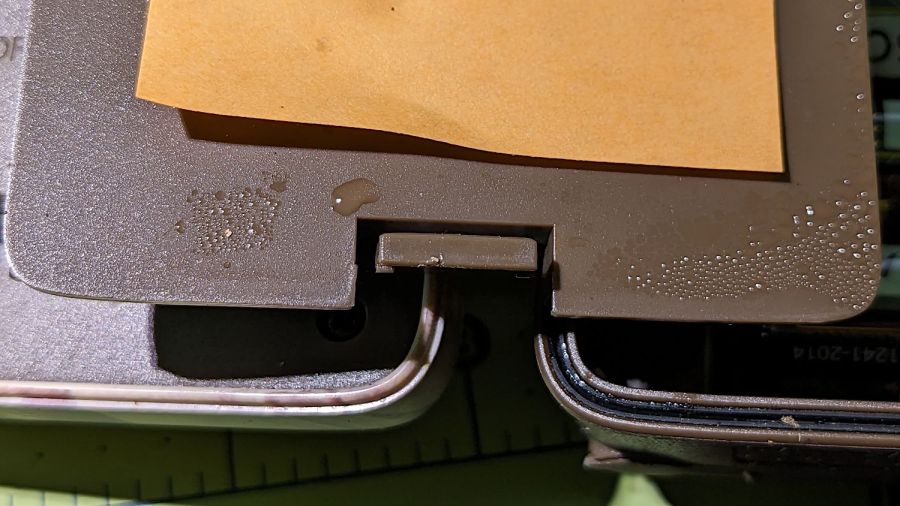 SJCAM M50 - battery lid condensation