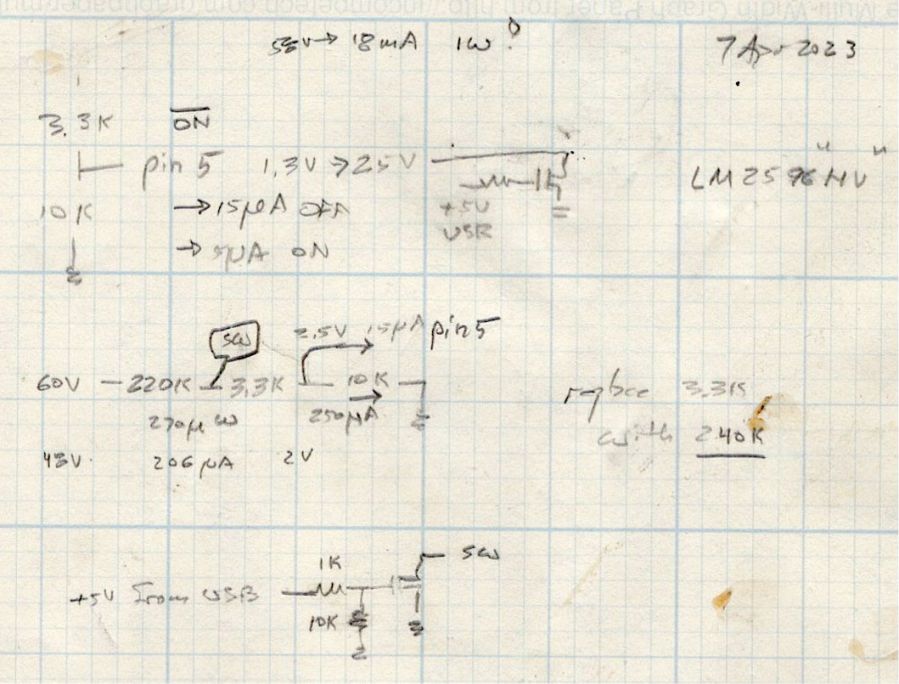 Tour Easy running light - buck converter SW control doodles