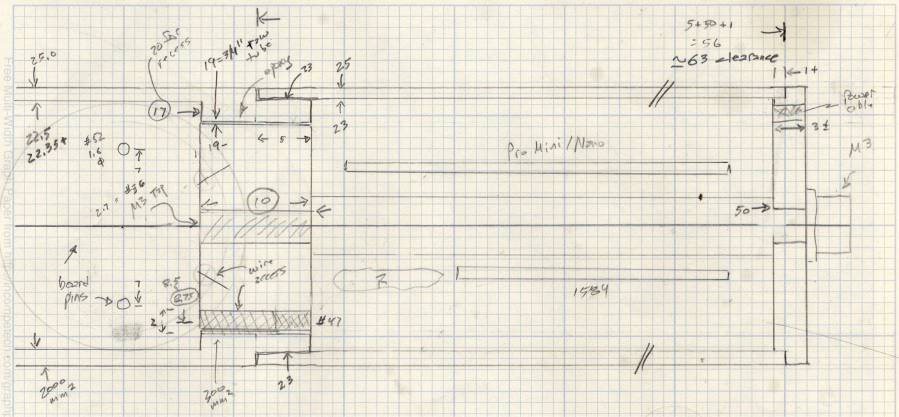 Tour Easy running light - housing dimensions