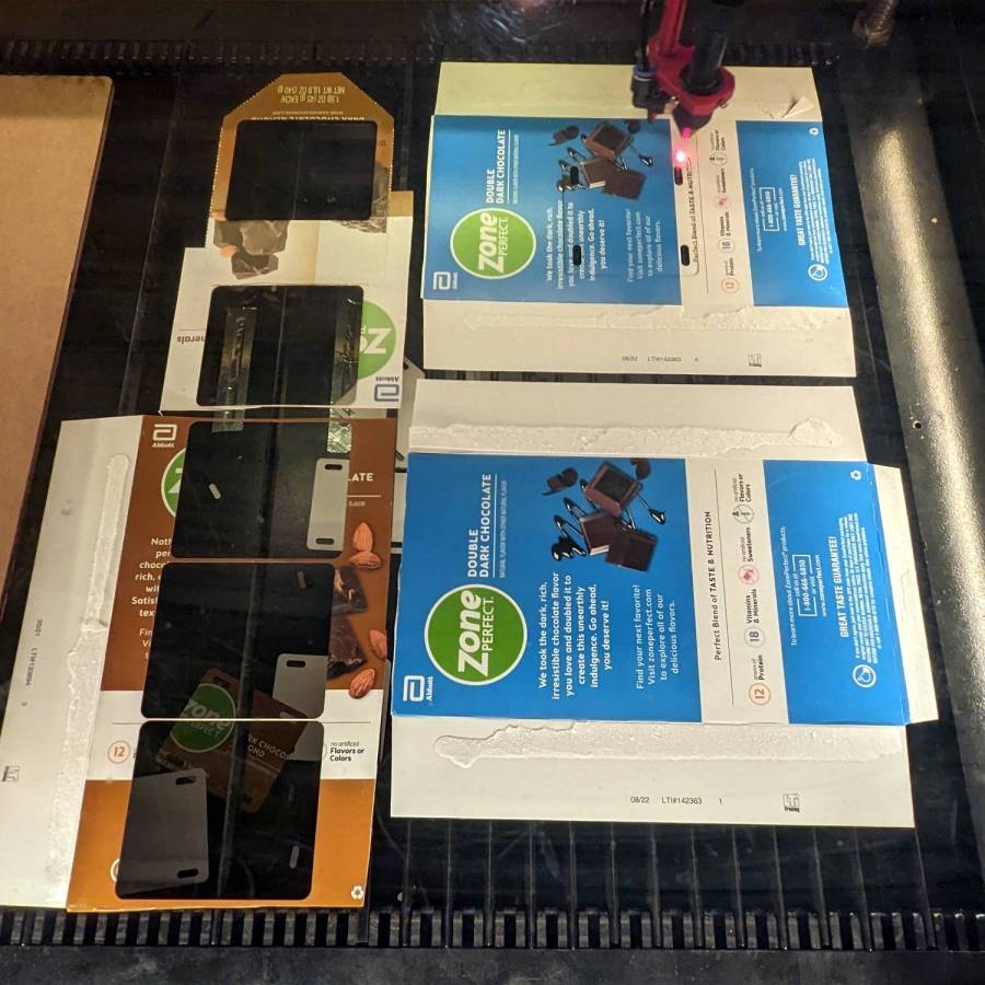 CO2 Laser supports - thin shims