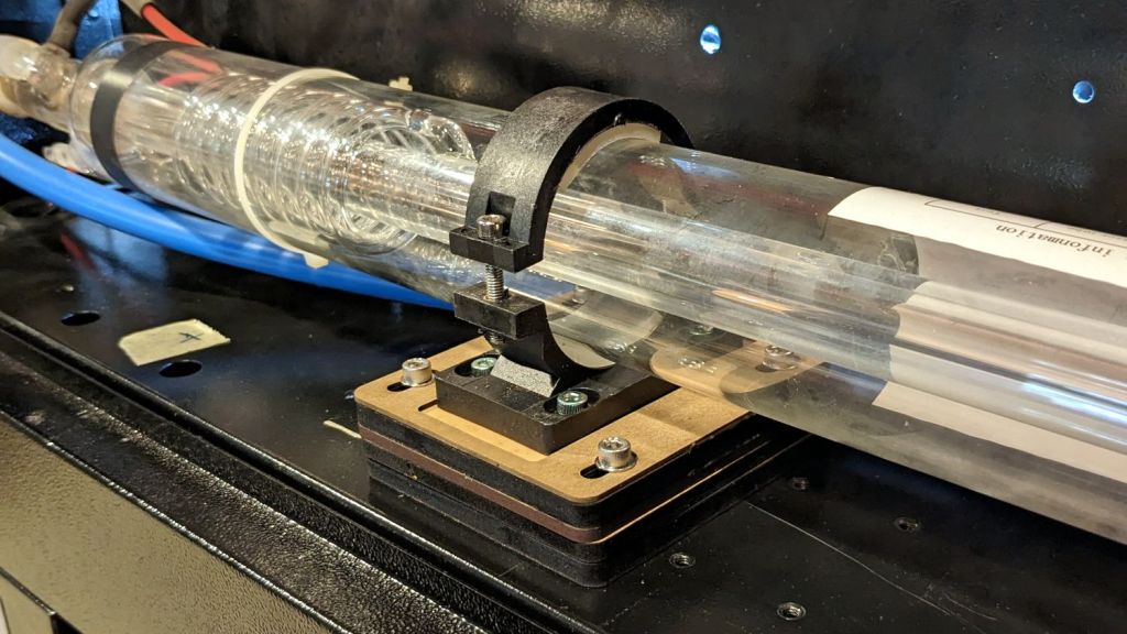 Laser Cutter: Improved Tube Support&nbsp;Pads