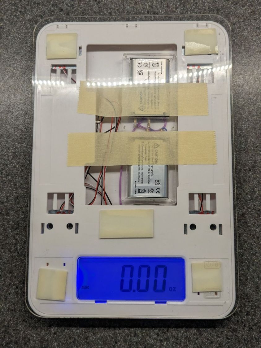 Kitchen scale - temporary surface