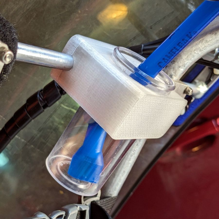 Tour Easy Bafang Controls - Camelbak nozzle catcher