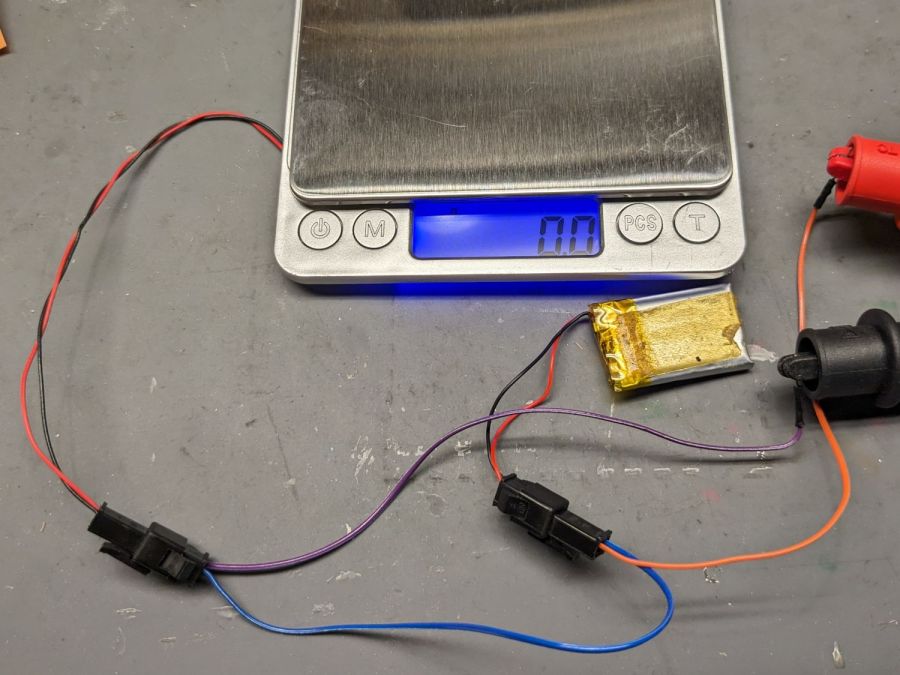 Cheap digital scale - current measurement setup