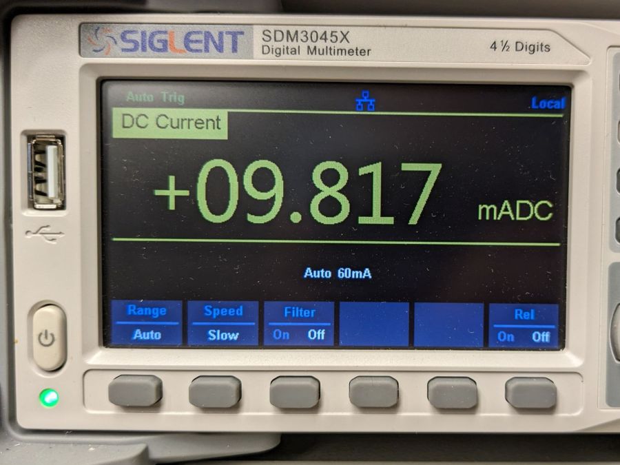 Cheap digital scale - active current