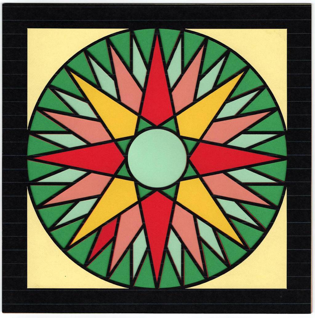Layered Paper: Mariner’s Compass Block