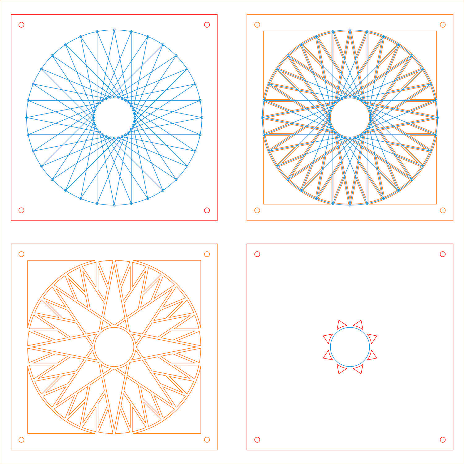 Layered Paper: Mariner’s Compass Block – The Smell of Molten Projects ...
