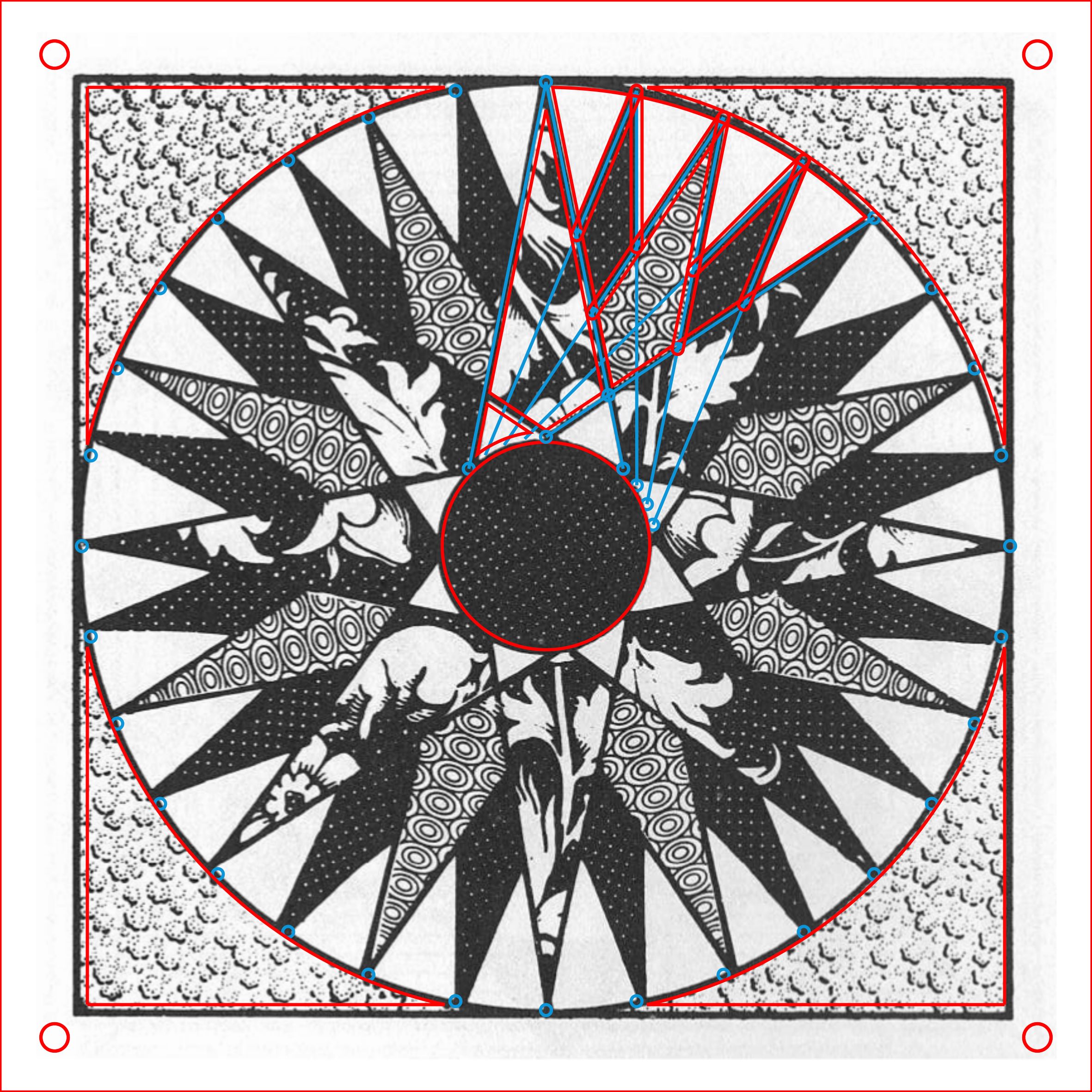 Layered Paper: Mariner’s Compass Block – The Smell of Molten Projects ...