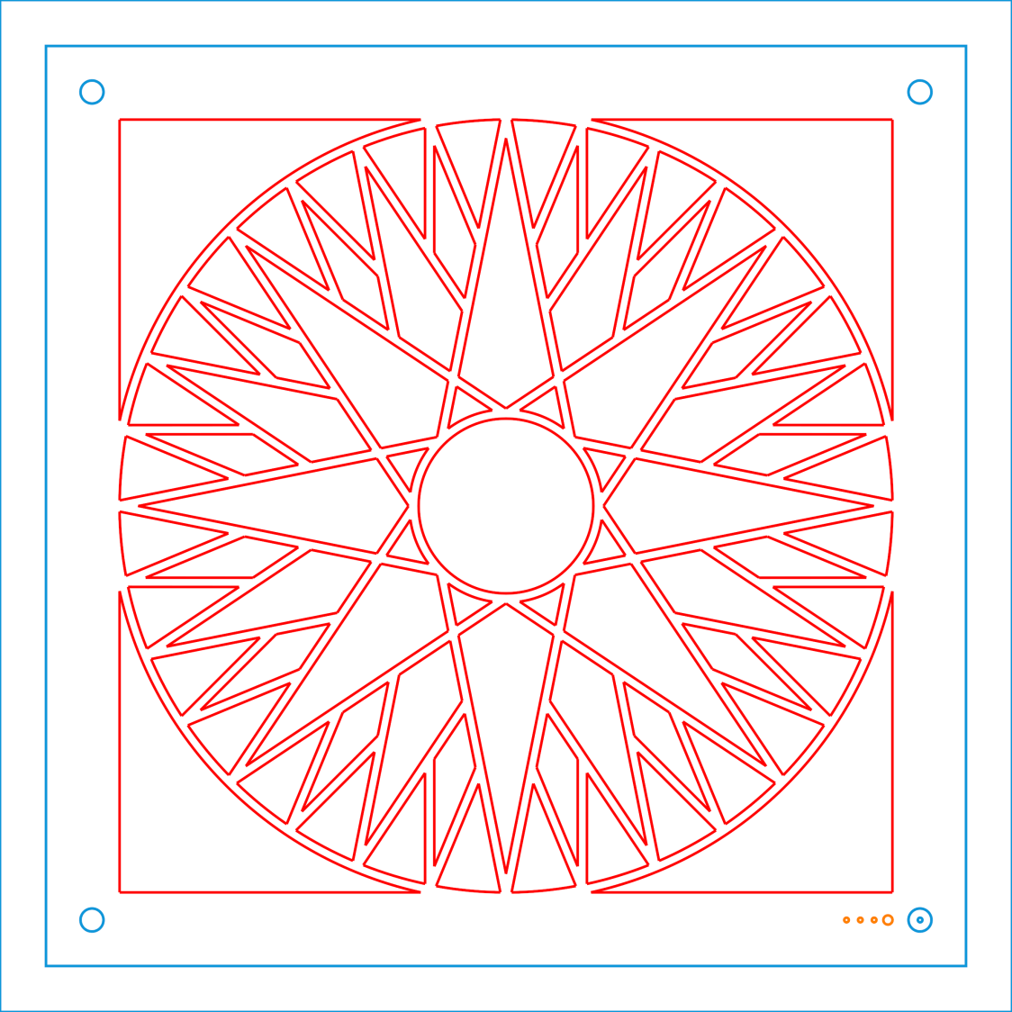 Layered Paper: Mariner’s Compass Insets – The Smell of Molten Projects ...
