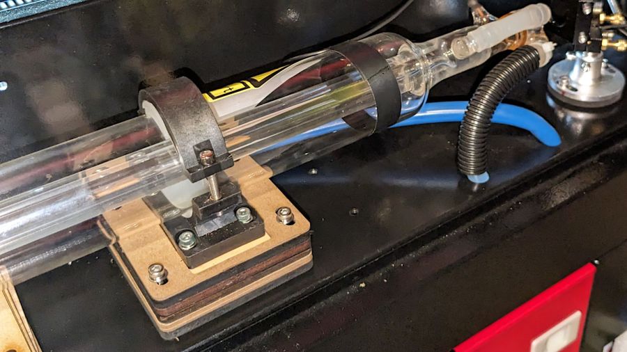 OMTech CO2 laser tube - 5 mm Z supports