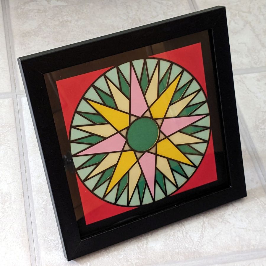 Layered Paper - Mariners Compass - Beyer 133