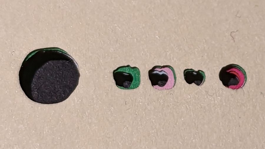 Layered Paper cutting fixture - layer binary code