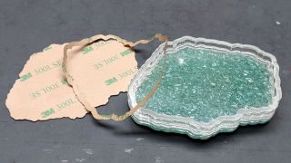 Smashed Glass Clutter Collector: Better Adhesive