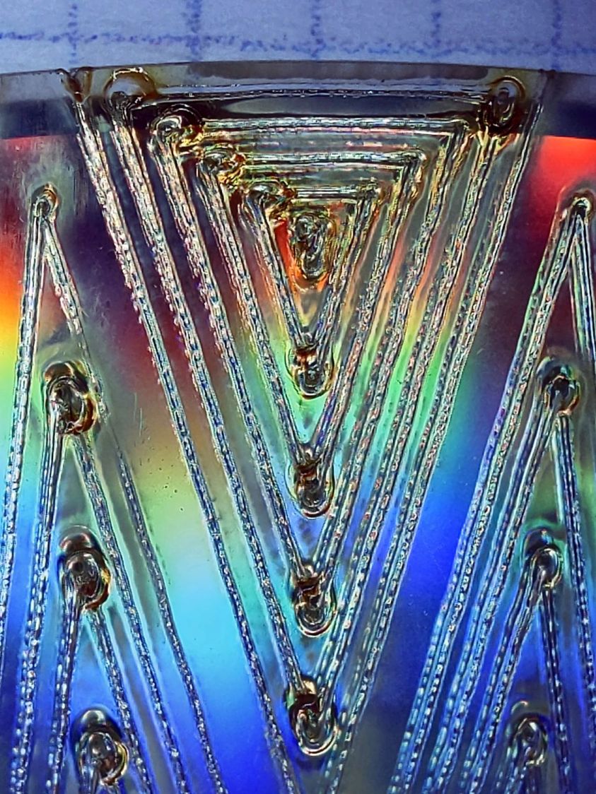 CD-R vector cut - clear side - 7.5-10pct