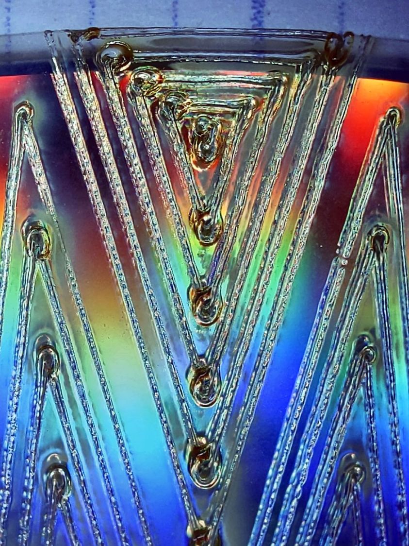 CD-R vector cut - clear side - 7.5-8pct