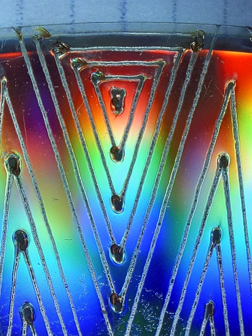 CD-R vector cut - data side - 7.5-8pct data side