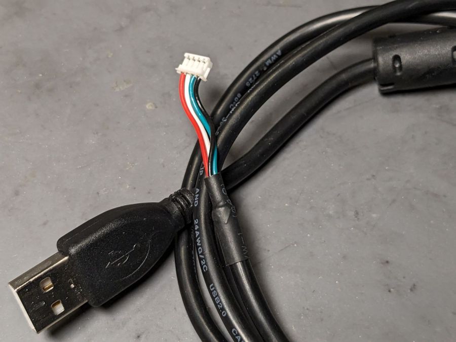 Laser cutter camera cable
