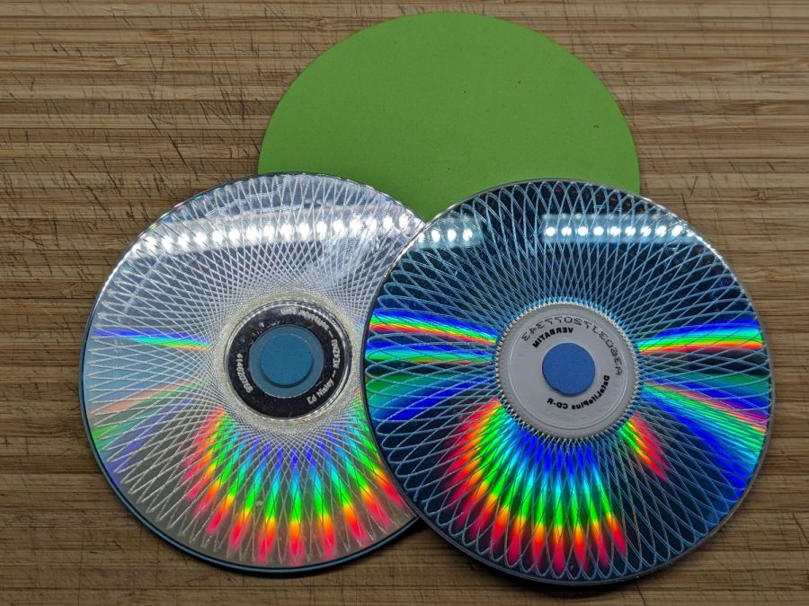 Laser cut CDs - Foam coaster backing