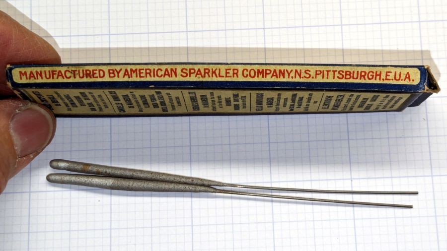 Little Fairy Electric Sparklers - box left