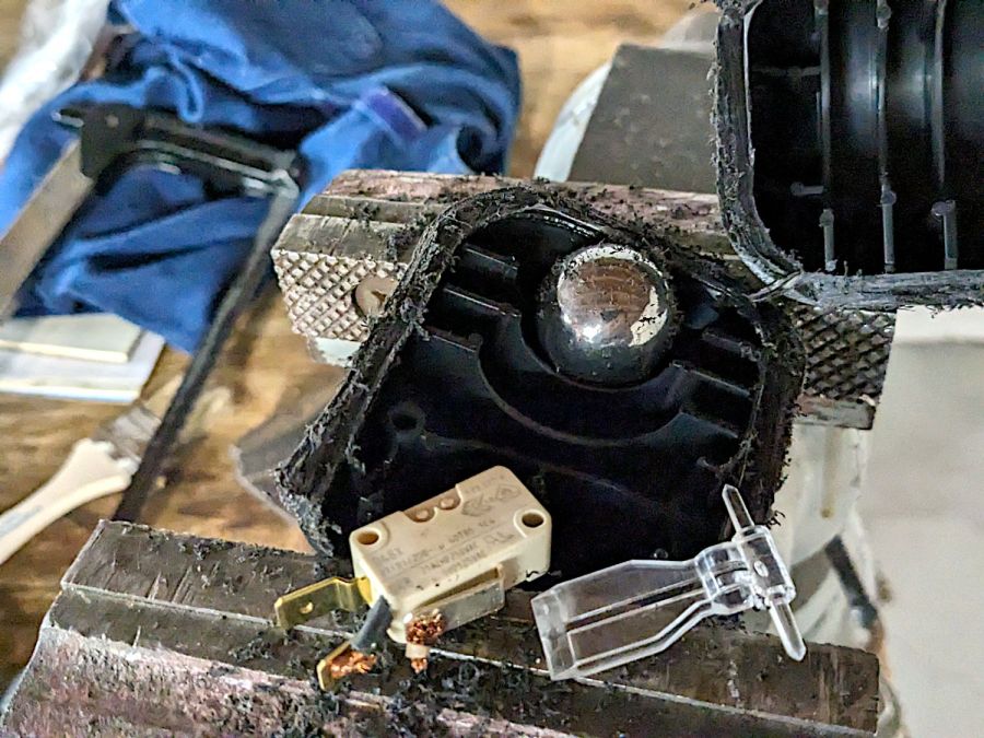 Sump pump tether switch - parts