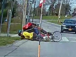 Rollover Cycling Crash