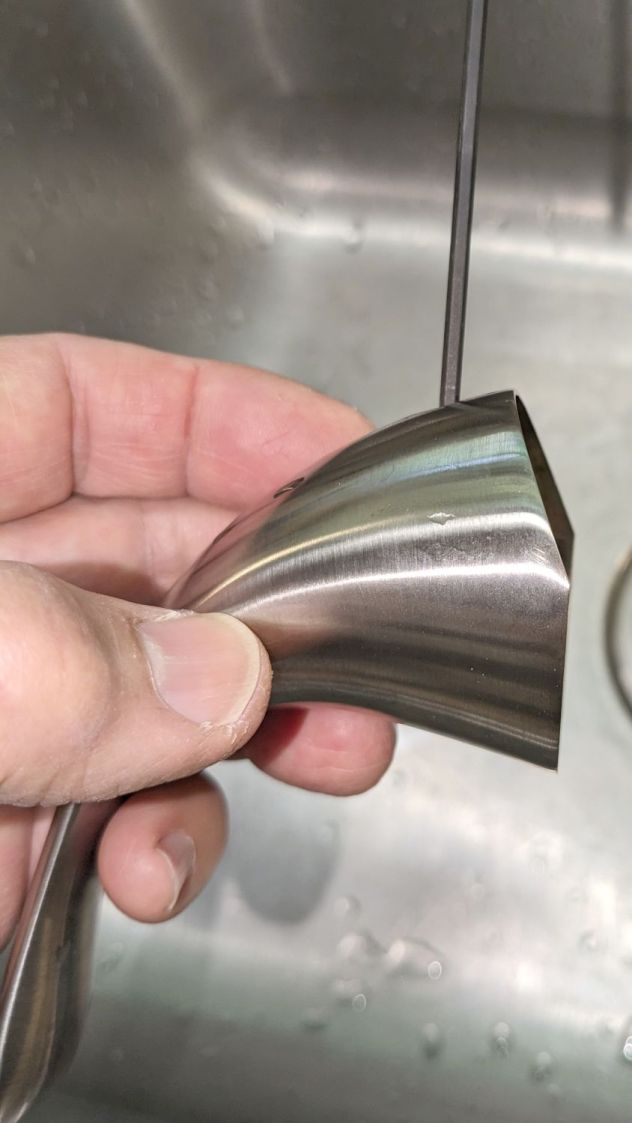 HD Glacier Bay kitchen faucet - handle setscrew alignment