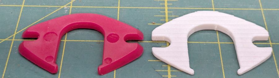 Sillcock faucet alignment wedge - OEM vs printed