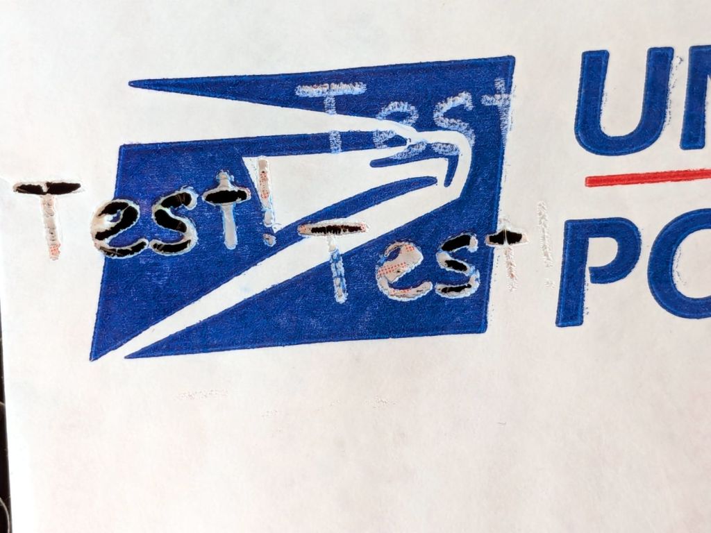 Tyvek Engraving: FAIL