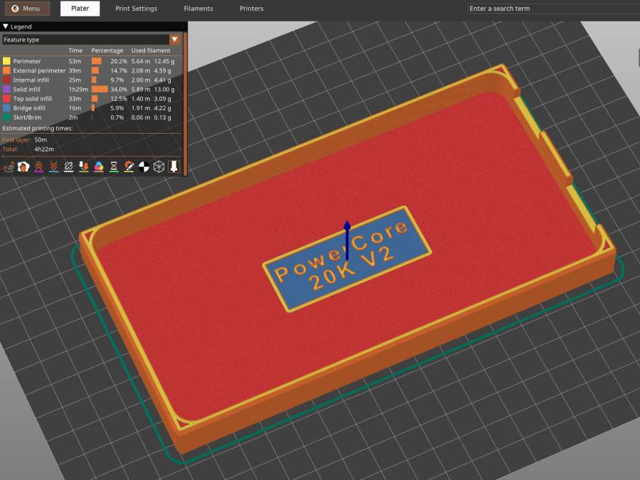 Anker 325 20KV2 Power Bank - slicer preview