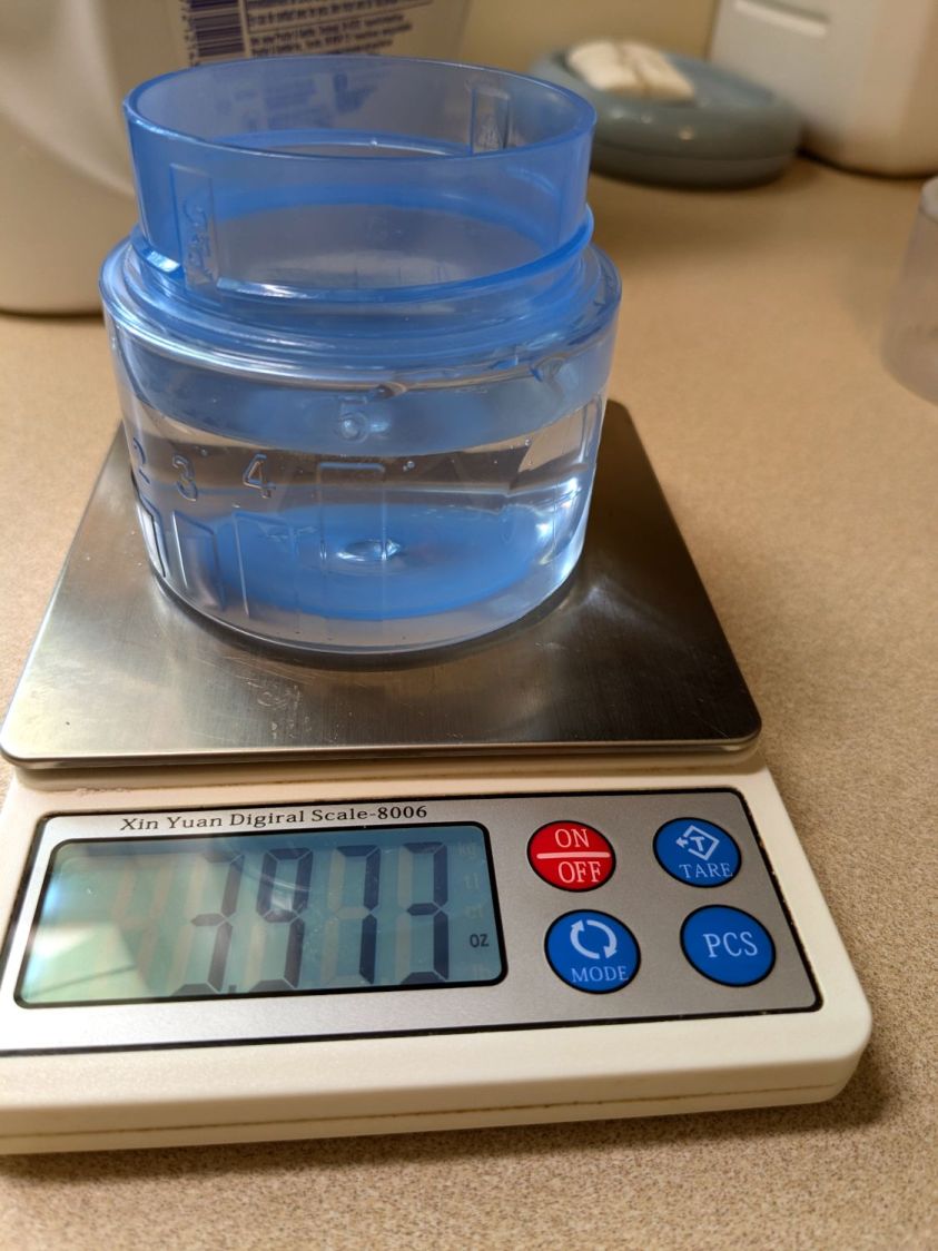 Tide HE shrinkflation - old cap bar 5 capacity