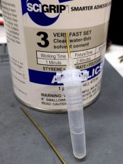COVID Buffer Extraction Tube vs. Acrylic Solvent Adhesive