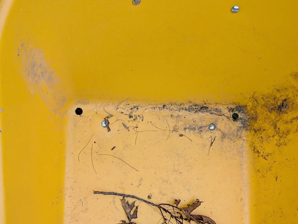 Wheelbarrow Drain Holes