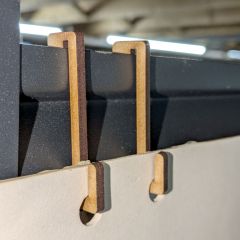 Laser-cut Paper Pad Hooks