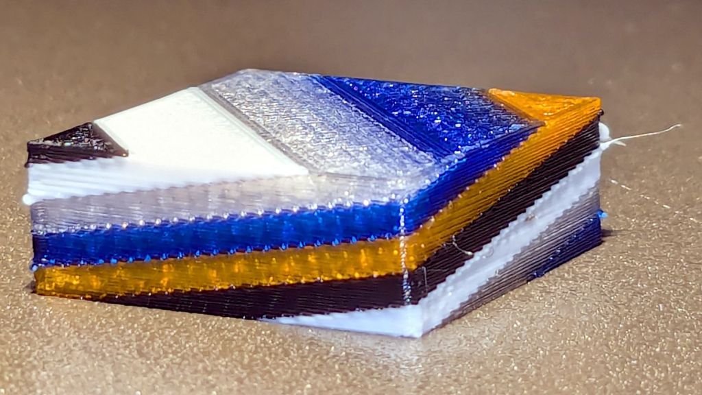 Prusa MK4 + MMU3 Test&nbsp;Piece