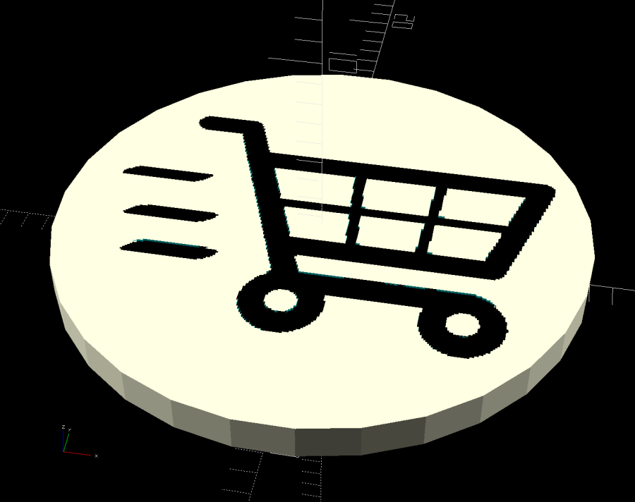 Cart Coin - solid model