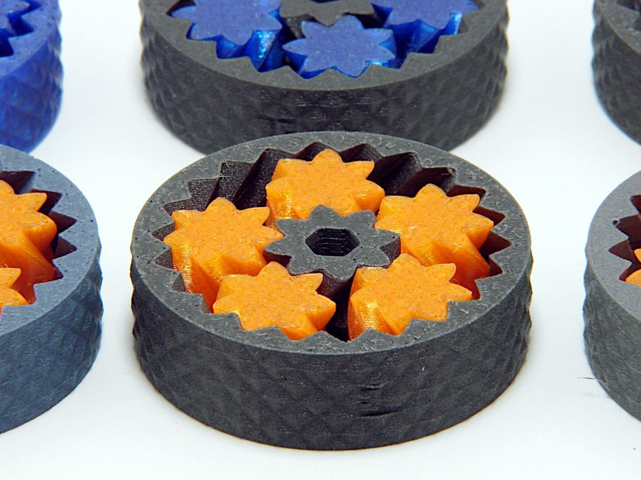 Light Box - gear detail - top light