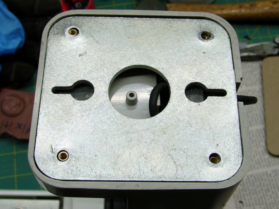 Converted Ottlite - steel cover plate