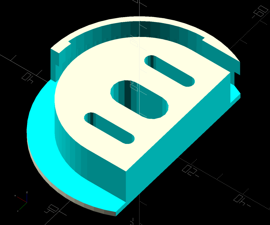 Measuring Spoon Drainer - solid model