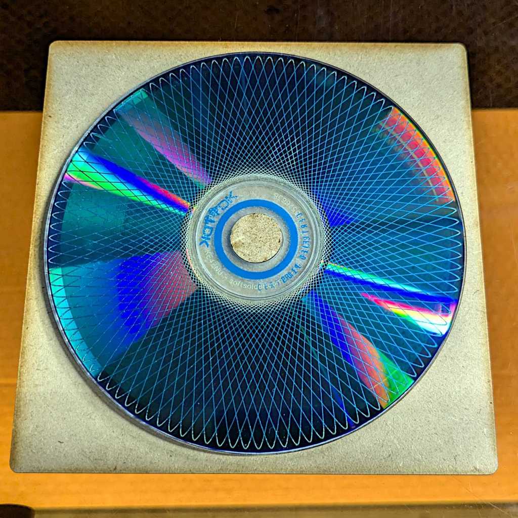 Double-faced DVD Coasters