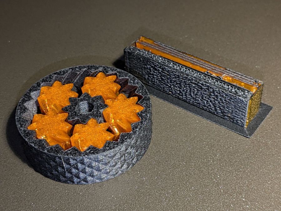 Planetary Gear Bearing - PETG PETG-CF with wipe tower