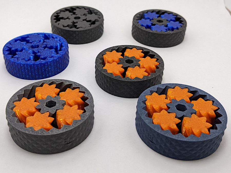 Light Box - gears overview - DOF