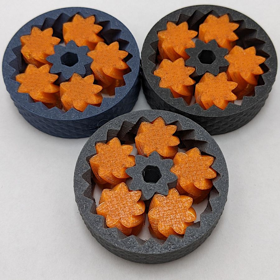 Light Box - gears detail - DOF