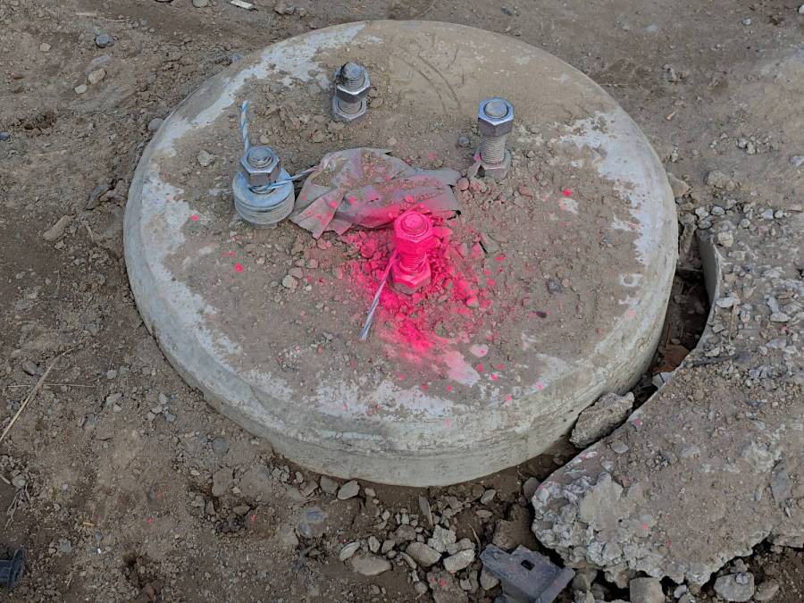 Street Lamp Base - A