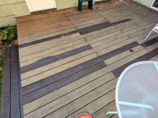 Worst Deck Staining Job Ever