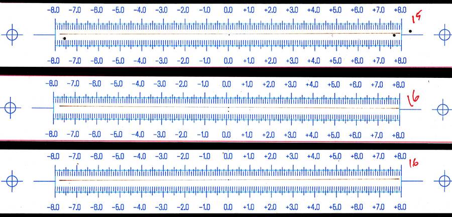Ramp Test Targets - 15 16 mm