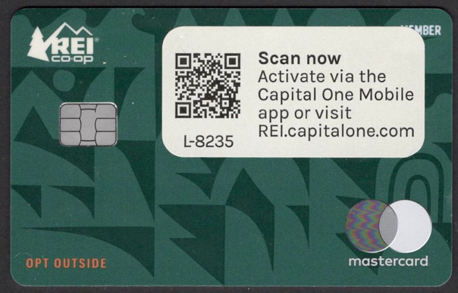 Invalidated credit card