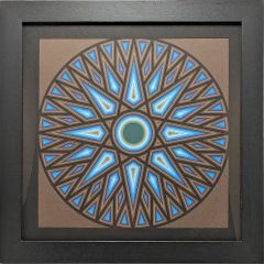 Layered Paper: Mariner’s Compass in Colors
