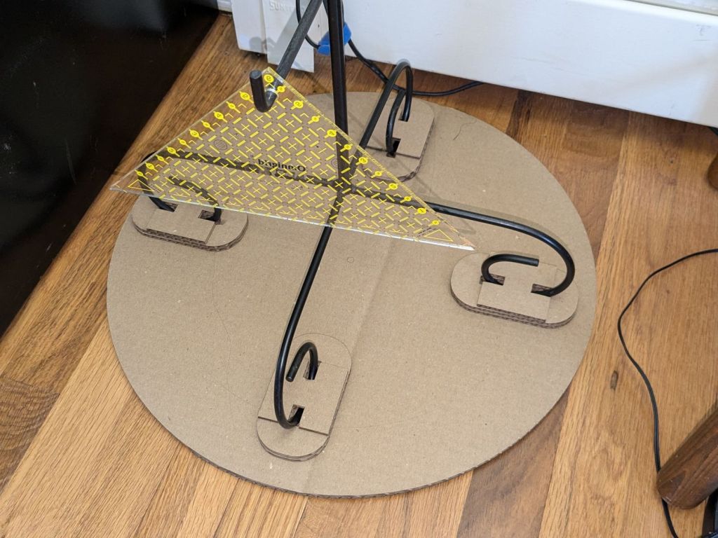 Quilting Ruler Rack: Expedient Base