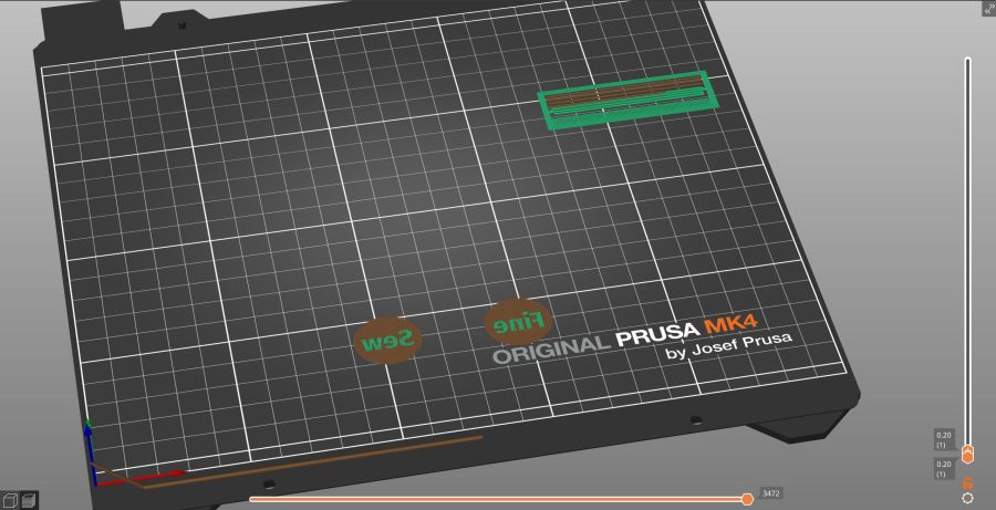 Handlebar Grip Mount - cap first layer - PrusaSlicer