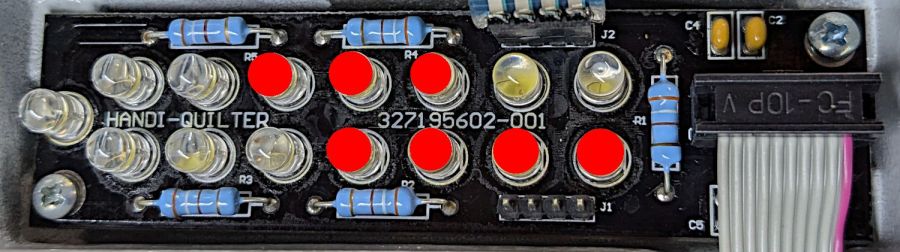 HQ Sixteen - left LED PCB - orientation